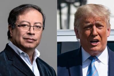 Imagen que representa y simboliza y refuerza el contenido de la noticia: Petro y Trump se reunirán en la Casa Blanca tras deshielo histórico