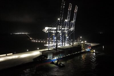 Imagen que representa y simboliza y refuerza el contenido de la noticia: Puerto Antioquia finaliza cuarto buque de prueba en alistamiento