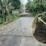 Colapso de puente incomunica a más de 6000 personas en San José de Apartadó