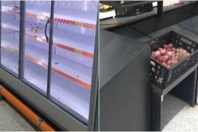 Imagen que representa y simboliza y refuerza el contenido de la noticia: Desabastecimiento de productos en supermercados de Urabá