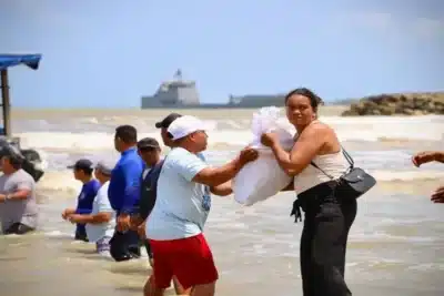 Imagen que representa y simboliza y refuerza el contenido de la noticia: Envío de 20 toneladas de ayuda a Arboletes, Antioquia por mar