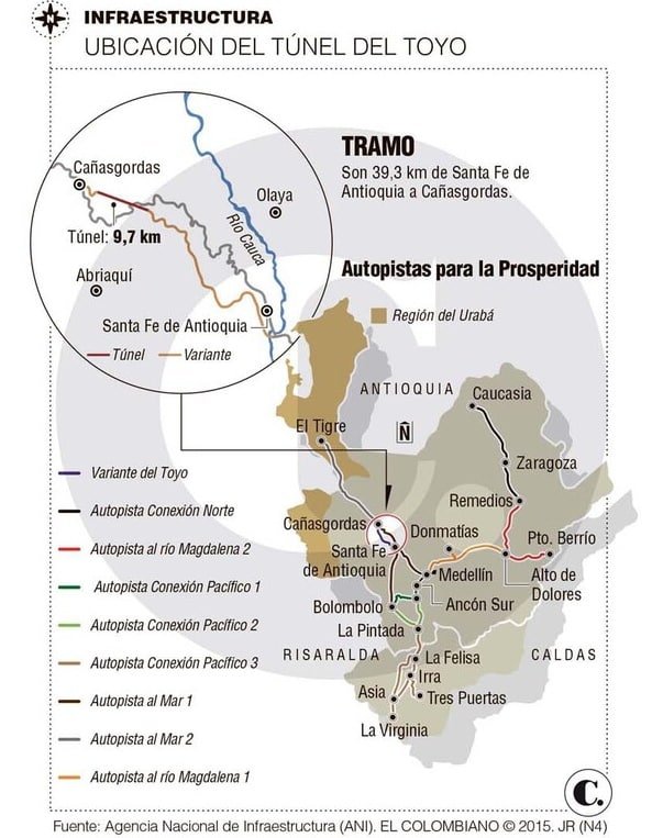 Imagen que representa y simboliza y refuerza el contenido de la noticia: Tunel del Toyo: Primer túnel inteligente de América Latina con tecnología alemana