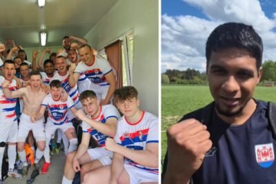 Imagen que representa y simboliza y refuerza el contenido de la noticia: Colombiano en Polonia: de fábrica a equipo de fútbol profesional