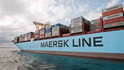 Imagen que representa y simboliza y refuerza el contenido de la noticia: Puerto Antioquia recibe al Maersk Monte Verde con más de 5500 contenedores
