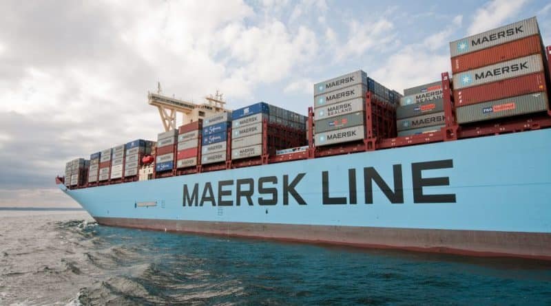 Imagen que representa y simboliza y refuerza el contenido de la noticia: Puerto Antioquia recibe al Maersk Monte Verde con más de 5500 contenedores
