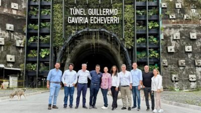 Imagen que representa y simboliza y refuerza el contenido de la noticia: Visita de la Cámara Colombiana de la Infraestructura (CCI) al Túnel del Toyo