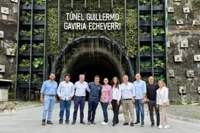 Imagen que representa y simboliza y refuerza el contenido de la noticia: Visita de la Cámara Colombiana de la Infraestructura (CCI) al Túnel del Toyo