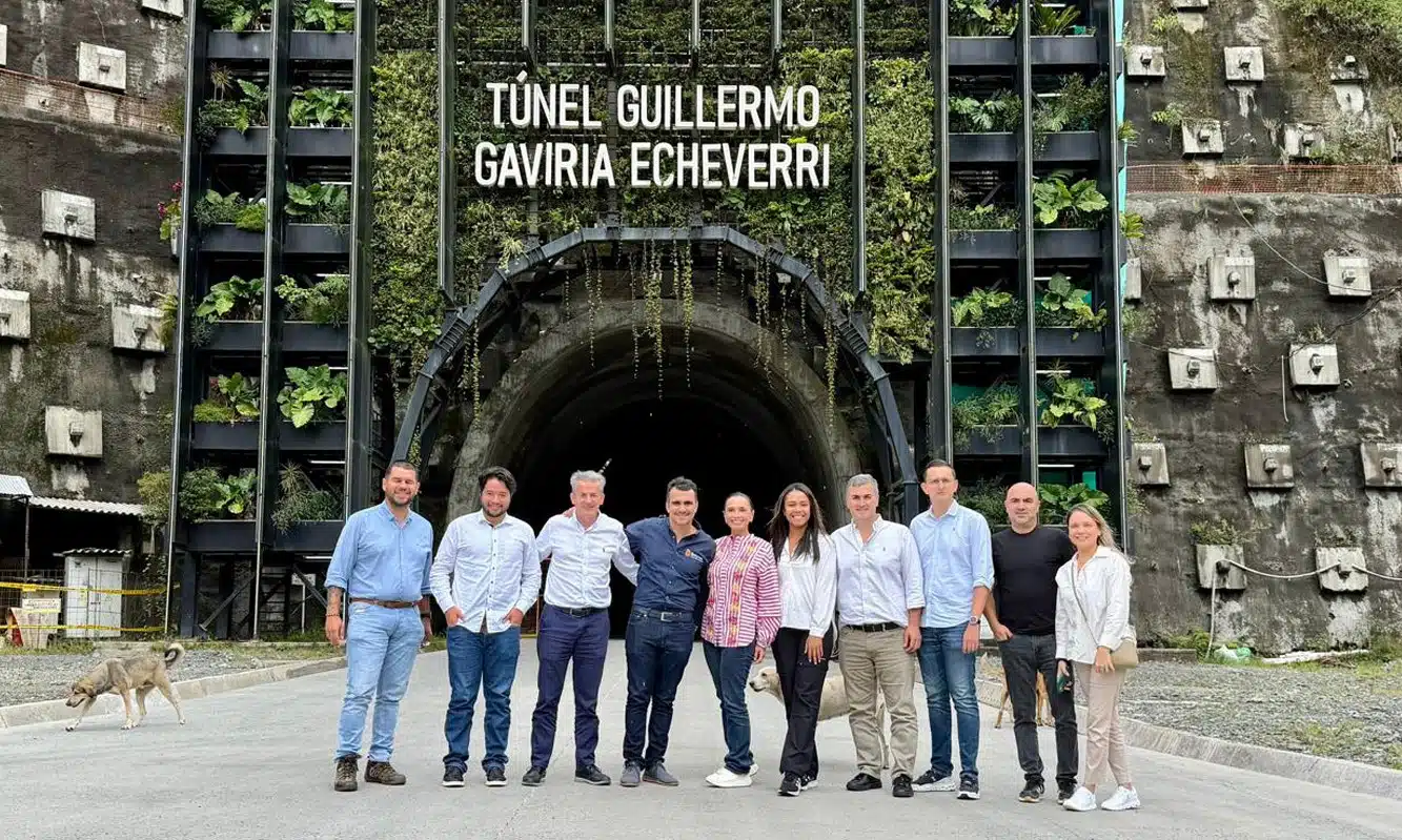 Imagen que representa y simboliza y refuerza el contenido de la noticia: Visita de la Cámara Colombiana de la Infraestructura (CCI) al Túnel del Toyo