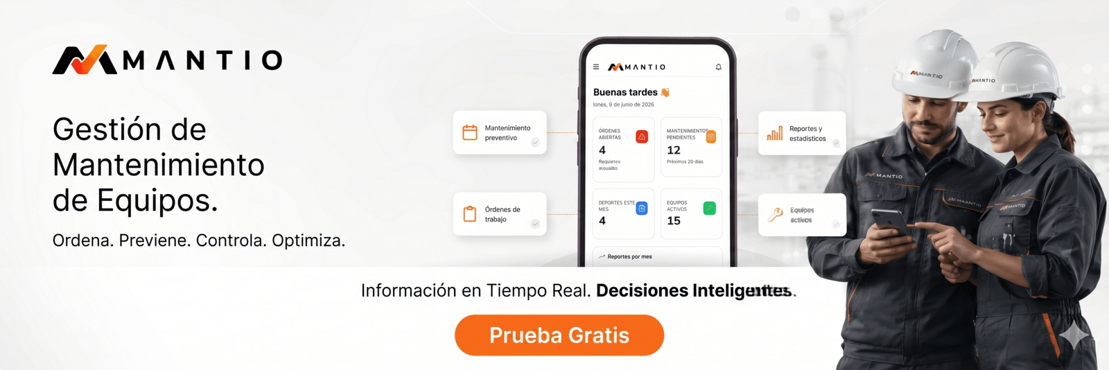 Mantio: Herramienta para gestionar mantenimientos, instalaciones y reparaciones.