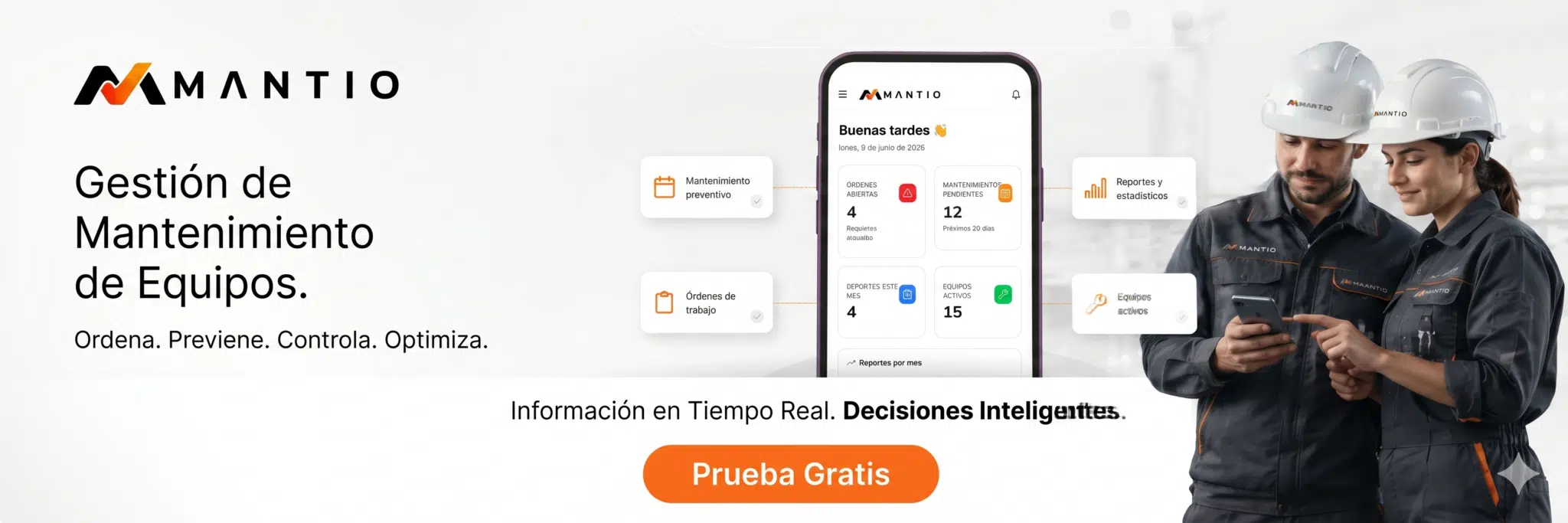 Mantio: Herramienta para gestionar mantenimientos, instalaciones y reparaciones.