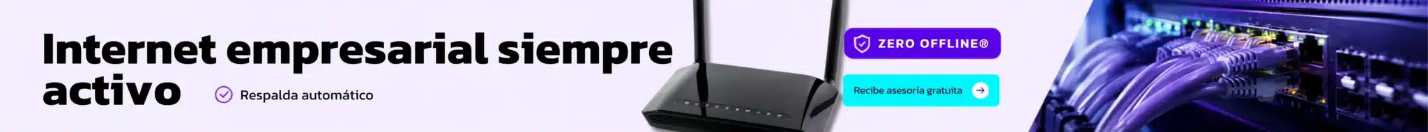 ZERO OFFLINE® supervisa tus conexiones y cambia automáticamente al enlace de respaldo para que tu equipo pueda seguir vendiendo, atendiendo clientes y trabajando.