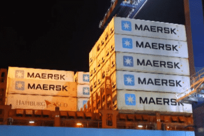 Tarifas de Maersk por manejo de terminales en Colombia, octubre de 2026