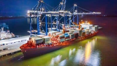 Imagen que representa y simboliza y refuerza el contenido de la noticia: Nuevo hito en Puerto Antioquia con llegada de fertilizantes Greenland